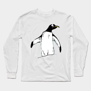 Curious penguin Long Sleeve T-Shirt